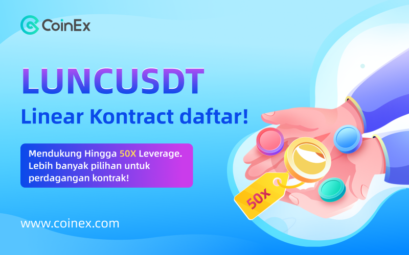 CoinExIndonesia's tweet photo. ❇️Kontrak Linear LUNC - USDT Sekarang Terdaftar Di CoinEx!

Trading Sekarang👉 https://t.co/wxCG1fXj2b

#CoinEx
#coinexindonesia
#coinexchange
#coinextrading
#cuandicoinex https://t.co/qHoHYJDKE7