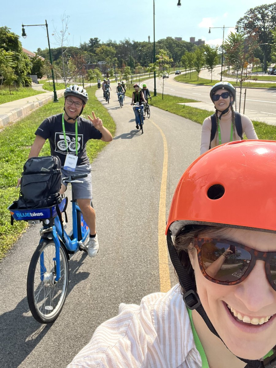 Making new friends and learning about managing mid century mayhem on the Emerald Necklace Walkshop at #NACTO2022 <a href="/tooledesign/">Toole Design</a>