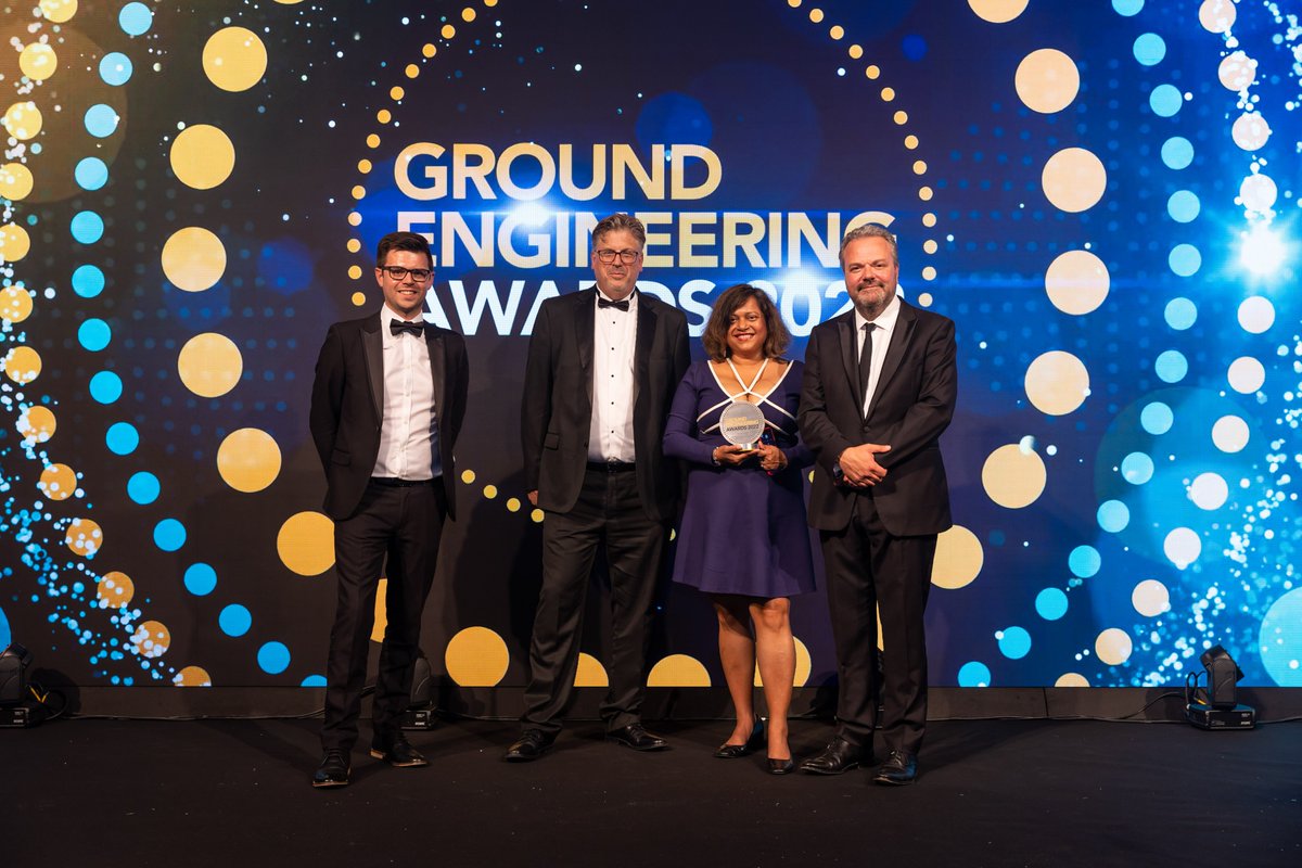barnali_g's tweet photo. Amazing to show that the principles of sustainability can be applied in earthquake engineering - what an honour to win this !
wearing @KarenMillen 
@geawards https://t.co/eGgDXz9JMw