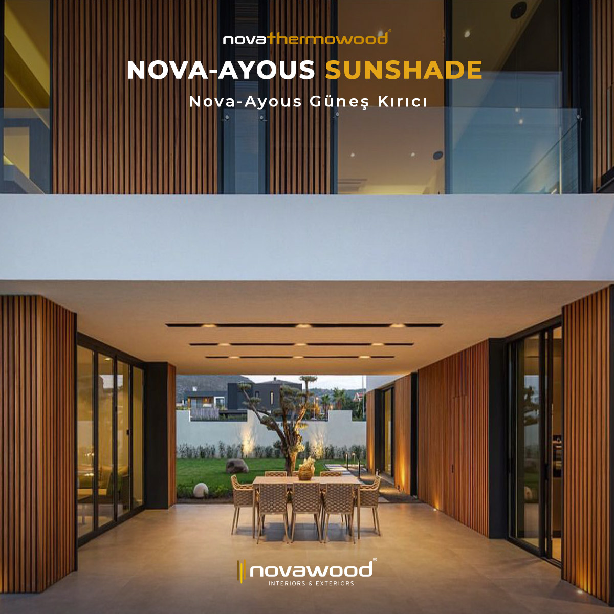Novawood_AS's tweet photo. Product/ Ürün: Thermowood Ayous-Sunshade / Nova-Ayous Güneş Kırıcı
• Instatation/Uygulamacı: Massive Parke
• Location/Lokasyon: Çeşme / İzmir
#novawood #novathermowood #thermowood #thermalmodification #sunshade
#novayaous #ayoussunshade #ayousgüneşkırıcı https://t.co/AsDBZTy8W0