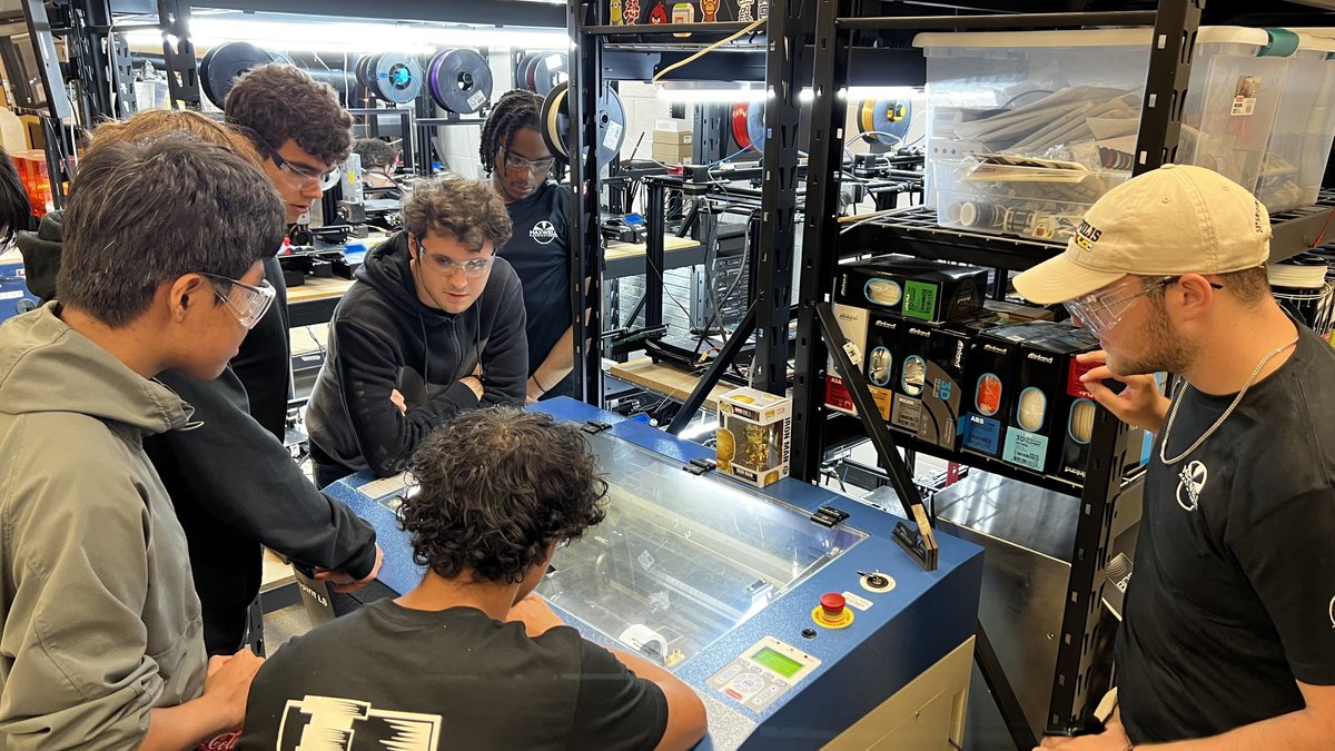 There is always a genuine excitement to learn a new skill or piece of equipment. #manufacturing #stemeducation #ctaedelivers Thank you @ghaasfoundation for your continued support.