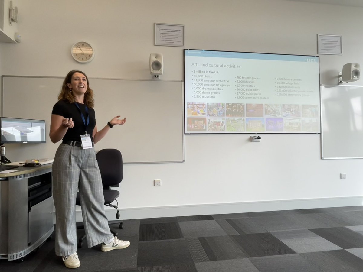 Had a great few days in Exeter at #SSM2022. Particularly enjoyed presenting some of our EpiArts work on arts engagement and flourishing in young people. Thanks for having me <a href="/SocSocMed/">Society for Social Medicine & Population Health</a>! <a href="/UCL_BSH/">Behavioural Science & Health UCL</a> <a href="/ArtsHealthCC/">ArtsHealthCC</a> <a href="/ArtsHealthECRN/">Arts Health ECRN</a> <a href="/UFCAM/">UF Center for Arts in Medicine</a>