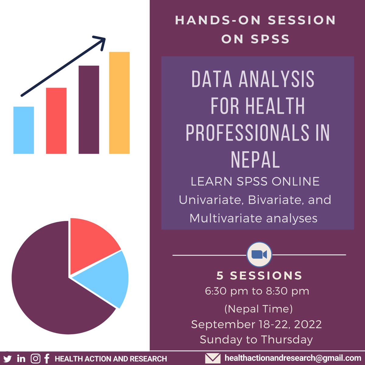 HealthActionan1's tweet photo. The sessions will be interactive and will comprise lecture, individual exercises, and group activities.
If you are interested, please fill the form below
https://t.co/q5picMPbMc
We shall email individually with details to the interested candidates who have filled the forms. https://t.co/yJzgod6BjS
