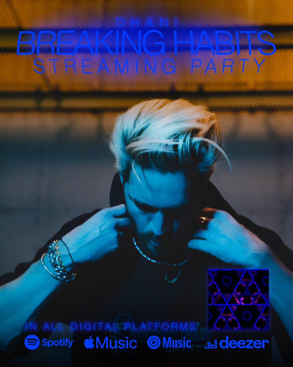 Dhani's new single #BreakingHabits streaming party now! @JohnFrost_music @snafu_records 
Spotify: open.spotify.com/artist/47dkvjx…
Apple Music: music.apple.com/cl/album/break…
#dhani #ateens #snafurecords #electronicmusic #Electronic