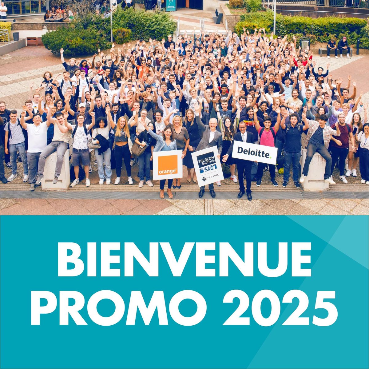 TelecomSudParis's tweet photo. Bienvenue à nos élèves #ingénieurs de la Promotion 2022-2025 de @TelecomSudParis et leurs parrains @orange et @DeloitteFrance !
@IMTFrance @IP_Paris_ @TMAlumni @Prefet91 @orangejobs_fr @DeloitteRecrute
#JoinTélécomSudParis #DeloitteClass #OrangeClass https://t.co/SI1rOm6m8K