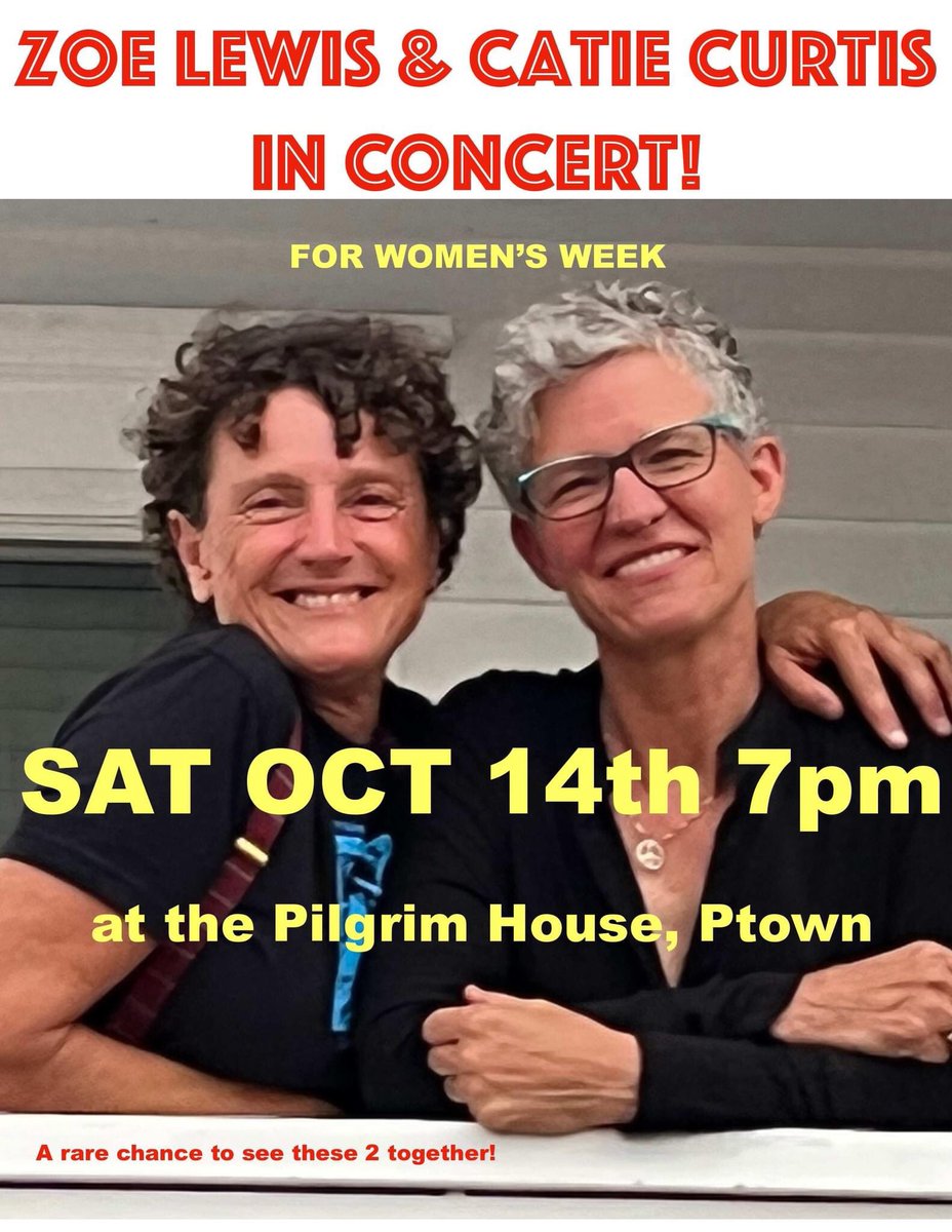 What? I get to play with Zoë Lewis in Provincetown??? Woot! Hope to see you there!!!