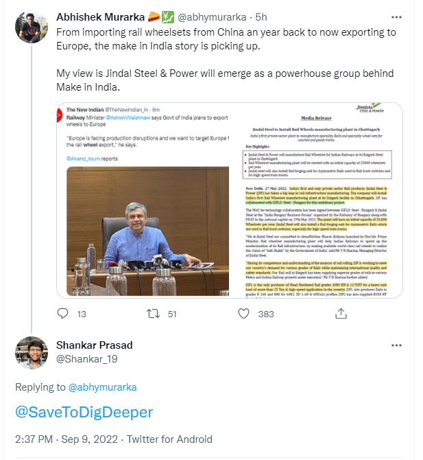 Shankar_19's tweet image. How about using a Twitter bot as a trigger?🤔

Step 1: Click on the reply icon under your fav tweet

Step 2: Mention the Twitter bot

Ta da….🪄🪄

Your fav tweet is automatically saved to your collection on Dig Deeper

No need to open any tab❌
No need to copy/paste any links❌