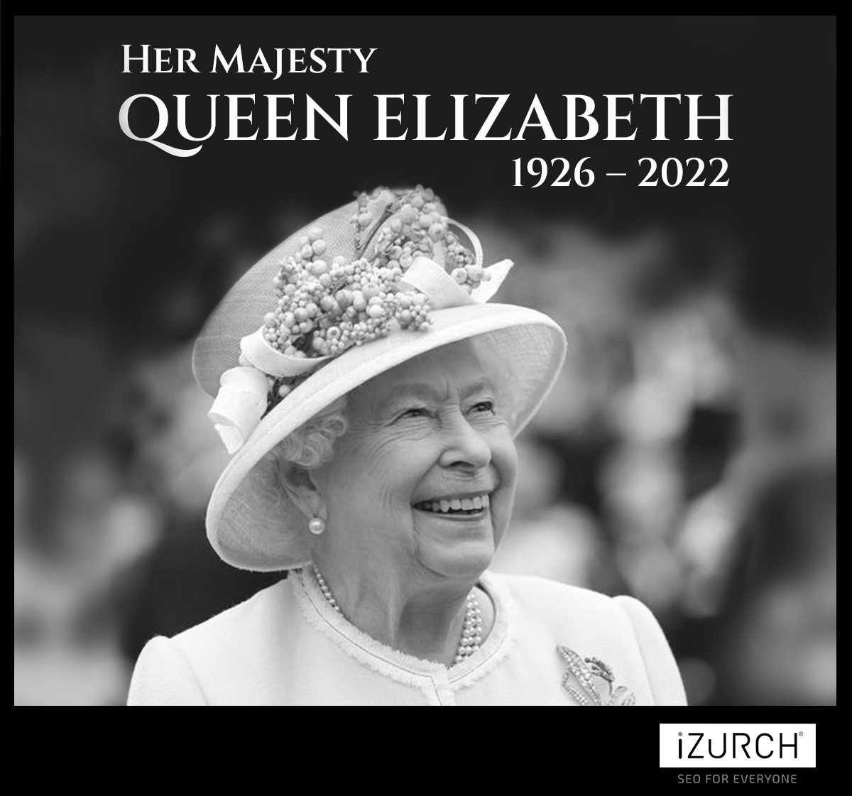 i_zurch's tweet photo. Thank you for everything, Your Majesty. Rest in Peace. With sincere condolences and best wishes from all of us at iZurch. https://t.co/04bwzrl03m