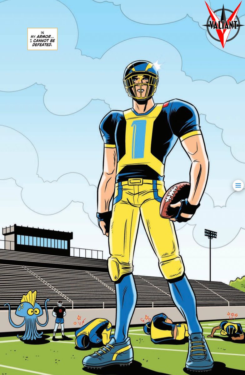 ValiantComics's tweet photo. Football is back! Who are you rooting for this season?
#StayValiant #ValiantHigh https://t.co/kKgEmgmkvw