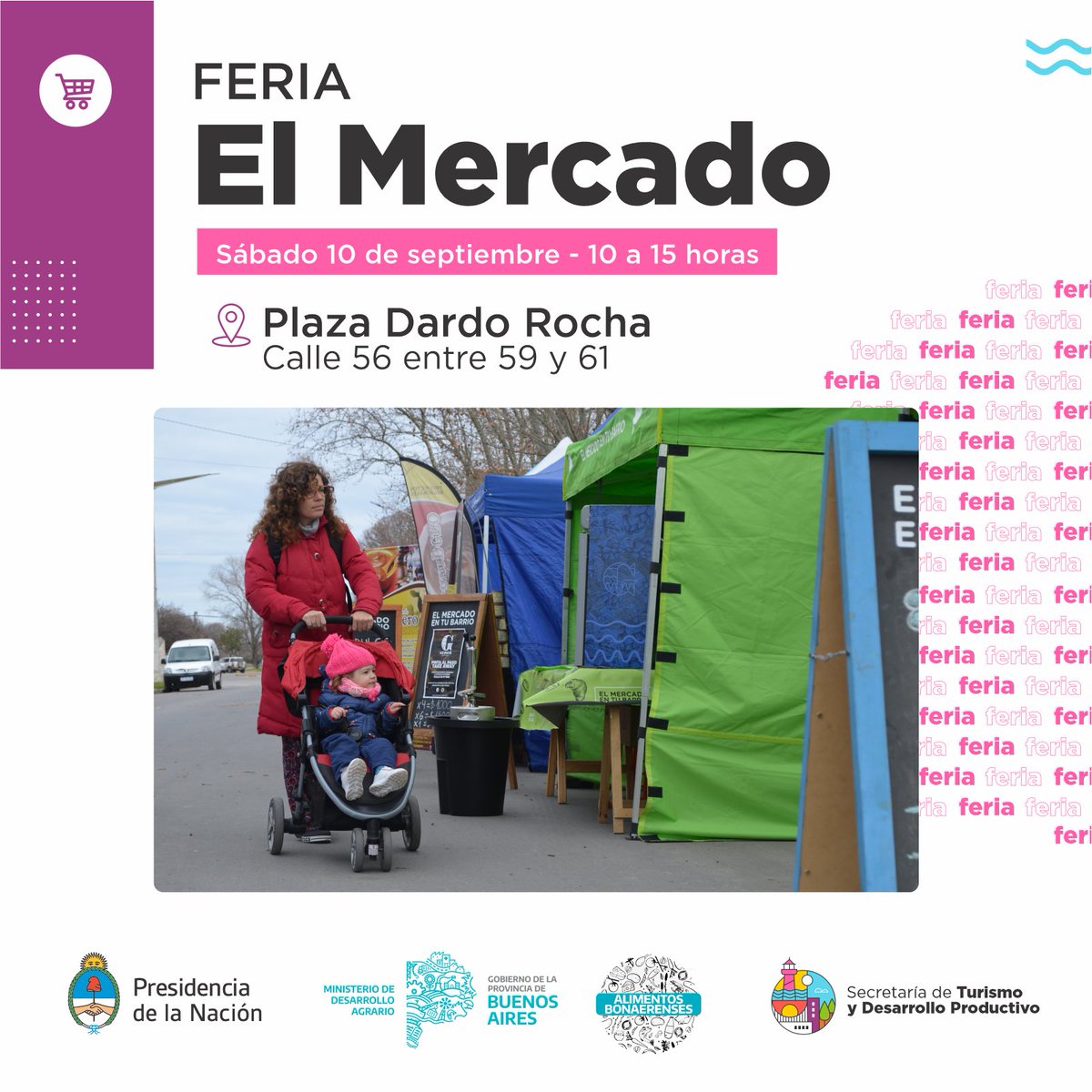ProduccionNeco's tweet photo. #ElMercadoNecochea
Con cambio de día para que más vecinos puedan aprovechar sus ofertas, este sábado 10 de septiembre volvemos a abrir las puertas de la feria de comercialización de productores locales en plena Plaza Dardo Rocha.
👓+info👉 https://t.co/WHG44J9dOI https://t.co/kx7oqa2DU1