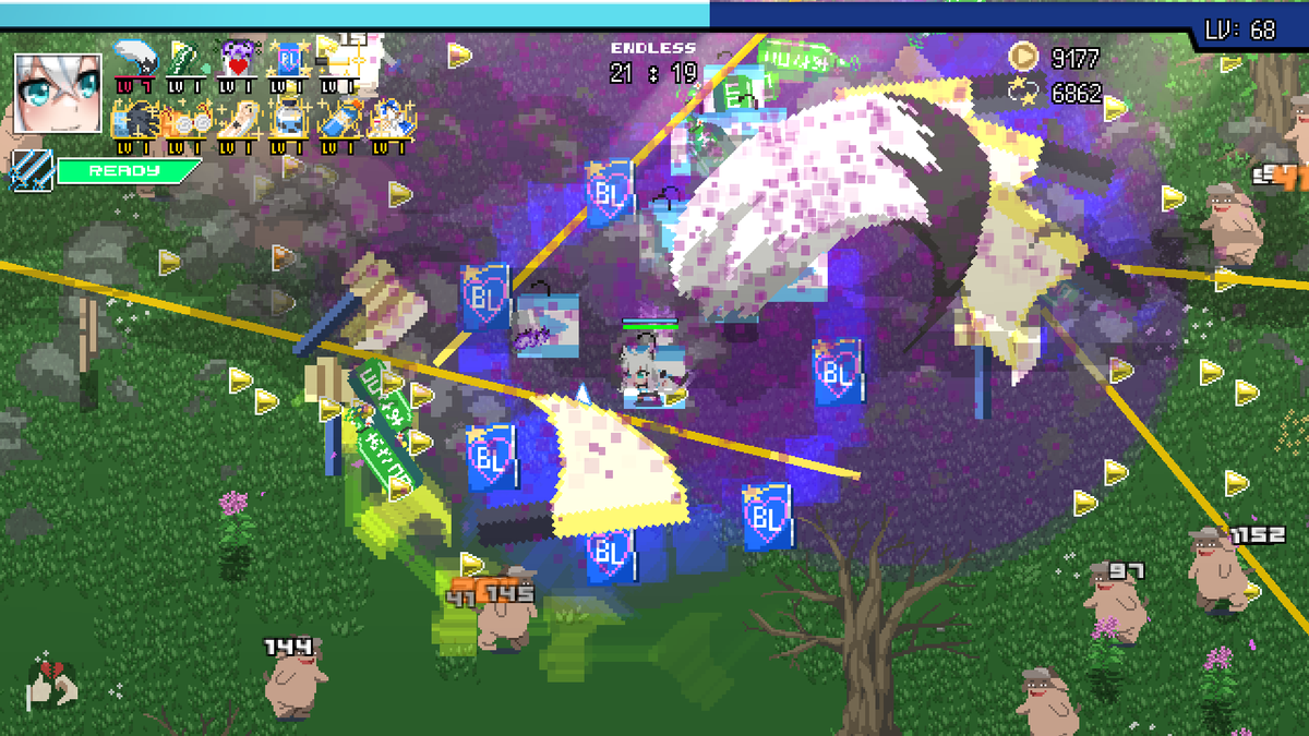 GamerTheother's tweet photo. @HoloCureGame Shiny's probably shouldn't be allowed in Endless lol https://t.co/WTLfgiLAsu