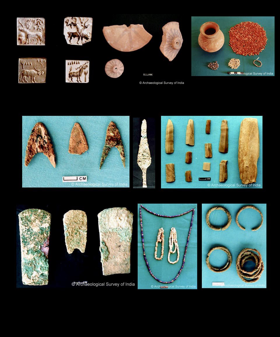 pcmeenaIAS's tweet photo. #Rakhigarhi, Hisar is largest site of #Harappan civilisation(3500-1800 BC). Known for planned township &amp; proper drainage. During excavation human skeletons, fortification &amp; artefacts found. #Haryana govt is developing site as a major Archeological tourist &amp; reaserch destination. https://t.co/rfb4JFENiR