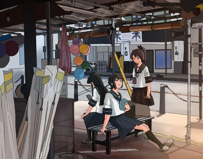 #9月になったのでフォロワーさんに自己紹介しようぜ 艦これの二次創作がメイン。二次創作では深雪と十九駆を中心に同一二次創作世界観で想像したことをえや文章でぽつぽつ出力しています。艦娘船魂(非人間)設定。最推しは端から深雪。気まぐれで暗いですが細々とやっています。 
