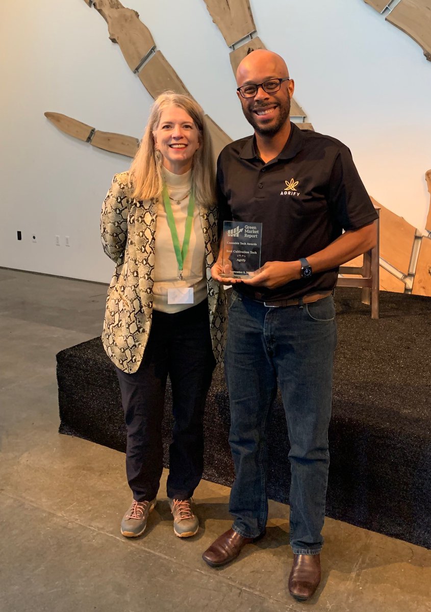 We would humbly like to announce that Green Market Report has awarded Agrify the “Best Cultivation Technology” award.

Thank you to @GreenMarketRpt and our incredible team for making this possible! 

bit.ly/3RCmhCD

#Agrify #AgrifyInsights #VerticalFarming