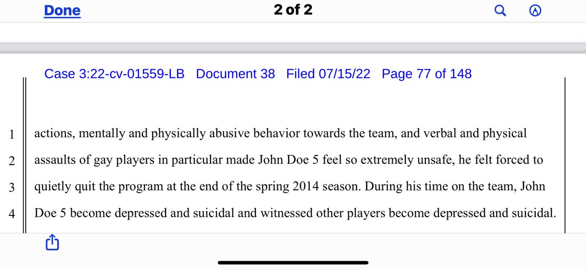 WeSupportCoachG's tweet photo. JOHN DOE 5: has had “nightmares since 2012” and felt “extremely unsafe” and “forced to quit the program” b/c of a coach who “caused life long problems” and “systematically ruined his love for baseball”. 

ALSO JOHN DOE 5: reached out to Coach G on LinkedIn “just to catch up”. https://t.co/jRx6BVdKsI