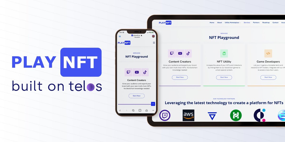 MissMayBigWinnr's tweet photo. Content creators &amp; their respective communities will now have access to minting on #Telos via PlayNFT!

@playnft_io, the latest project built on Telos, is a next-level NFT ecosystem that combines the YouTube/Twitch streaming phenomenon, blockchain gaming, and #NFTs! https://t.co/6SRYvHayOo