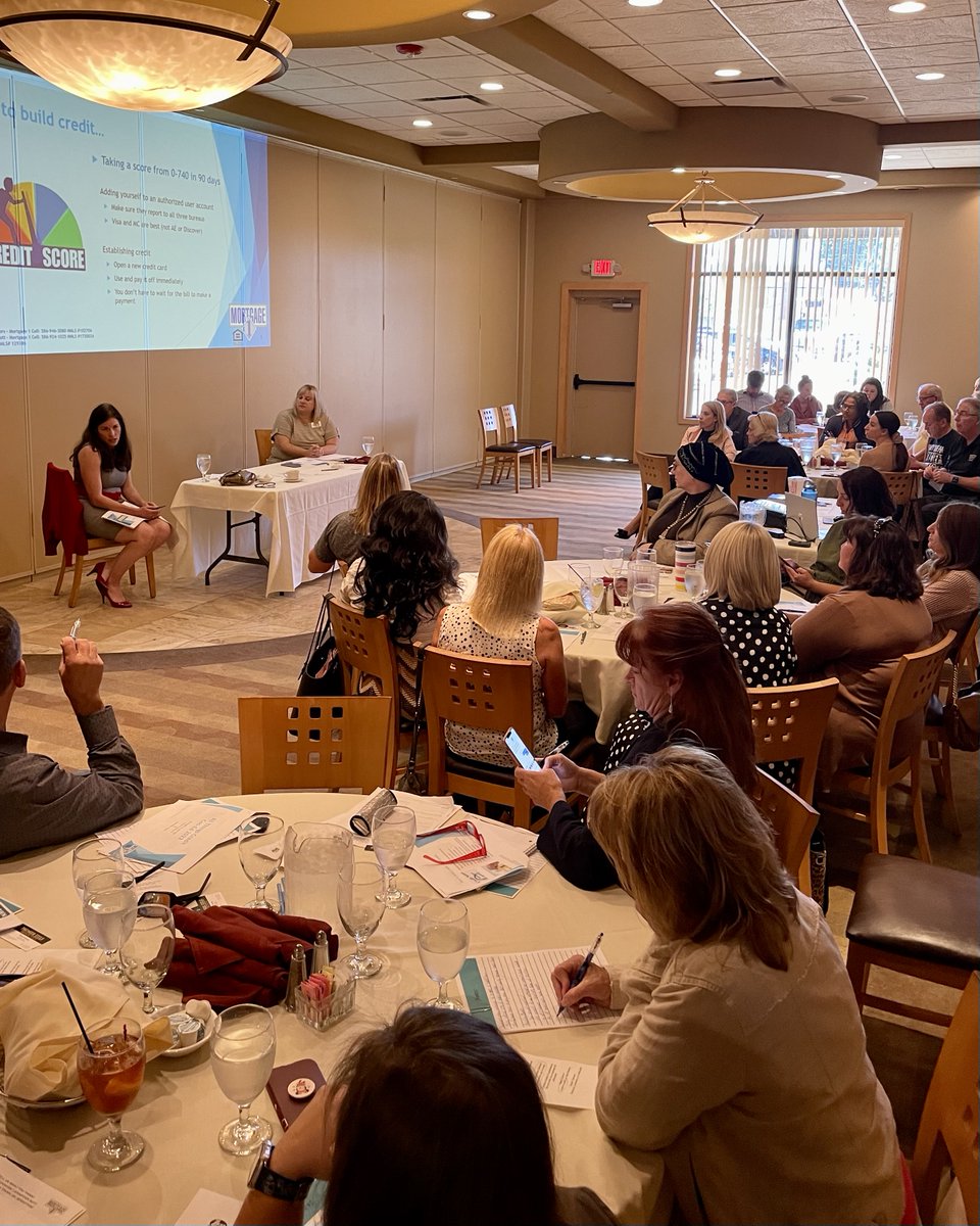 TrustedLODawn's tweet photo. Photos from yesterday’s con-Ed lunch and learn where we discussed strategies to rebuilding credit and it’s importance in the loan approval process.  Special thanks to Premier Title and National Mortgage Insurance. https://t.co/N2Dt03sXdX