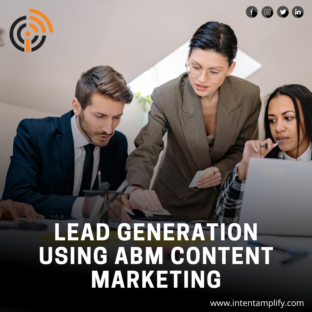 IntentAmplify's tweet photo. Lead Generation Using ABM Content Marketing

Link: https://t.co/5yxmGeFXf8

#intentamplify #sales #contentmarketing #content #accountbasedmarketing #marketing #abm #leadgeneration #b2bmarketing #b2bbusiness #b2bservices #revenue #growth #b2bcompany https://t.co/qsnLkqx1GG
