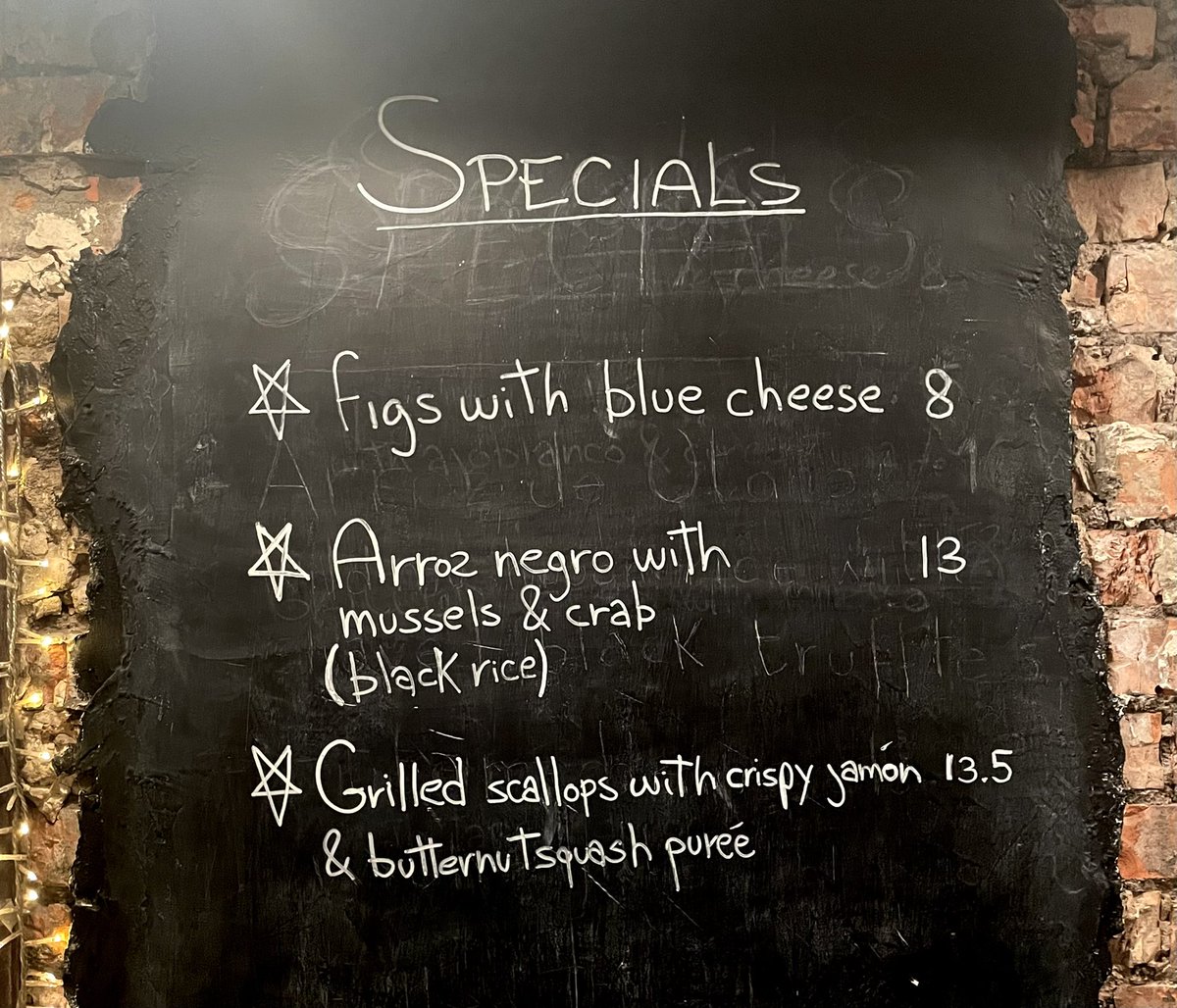 Bar Esteban (@barestebann8) on Twitter photo Today’s specials 👨🏻🍳👨🏻🍳👨🏻🍳
.
.
.
<a href="/barestebanN8/">Bar Esteban</a> <a href="/spain/">Spain</a> <a href="/crouchendforum/">Crouch End Forum</a> @CrouchEndLive <a href="/EatCrouchEnd/">Eat Crouch End</a> <a href="/finsbury_pk/">Finsbury Park</a> <a href="/harringayonline/">Harringay Online</a> <a href="/winemaps/">WineMaps 🌎🛩🍇🍽🍷</a> <a href="/FoodPorn/">FoodPorn: The Original</a> Today’s specials 👨🏻🍳👨🏻🍳👨🏻🍳
.
.
.
<a href="/barestebanN8/">Bar Esteban</a> <a href="/spain/">Spain</a> <a href="/crouchendforum/">Crouch End Forum</a> @CrouchEndLive <a href="/EatCrouchEnd/">Eat Crouch End</a> <a href="/finsbury_pk/">Finsbury Park</a> <a href="/harringayonline/">Harringay Online</a> <a href="/winemaps/">WineMaps 🌎🛩🍇🍽🍷</a> <a href="/FoodPorn/">FoodPorn: The Original</a>