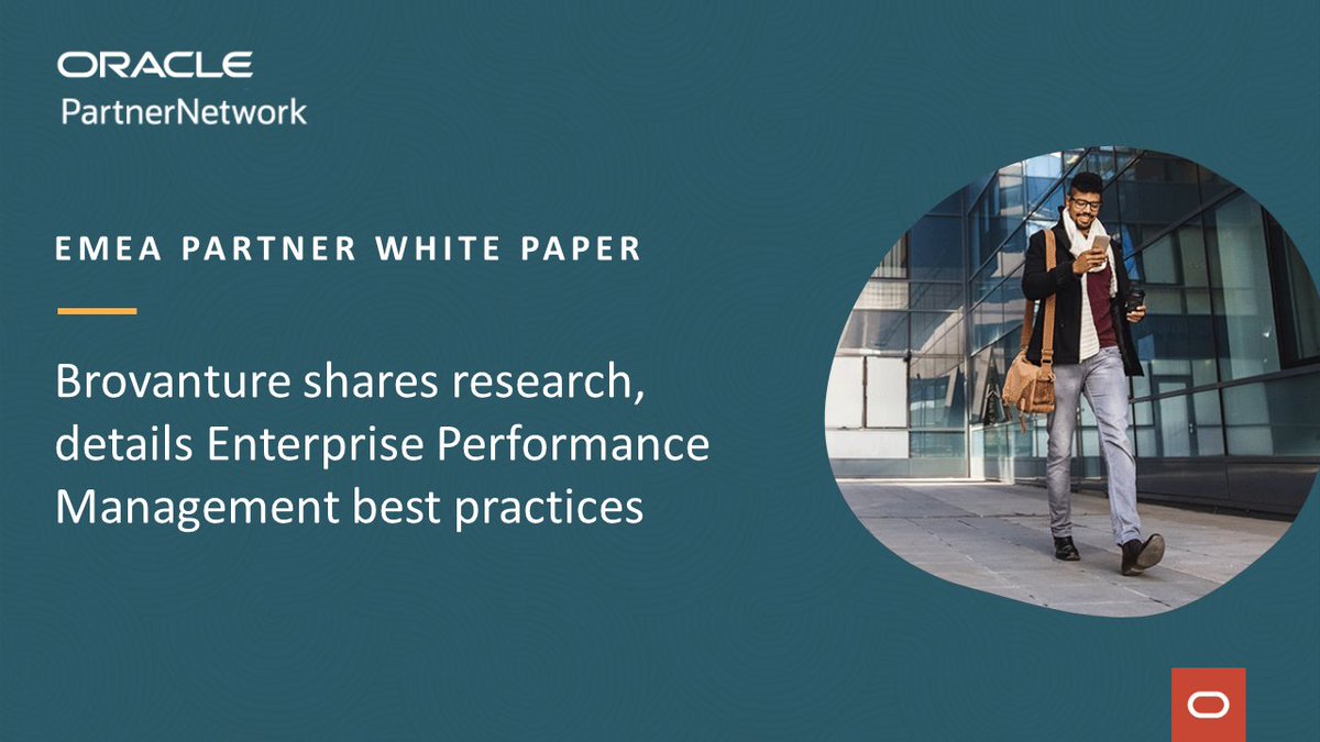 BroeckDan's tweet photo. #emeapartners @Brovanture shares #WhitePaper on how #EPM offers 7 best practices of planning, budgeting and forecasting. Read it here: https://t.co/hUVoxcEcwA
@oracleemeaps https://t.co/I2RSMNZZvm