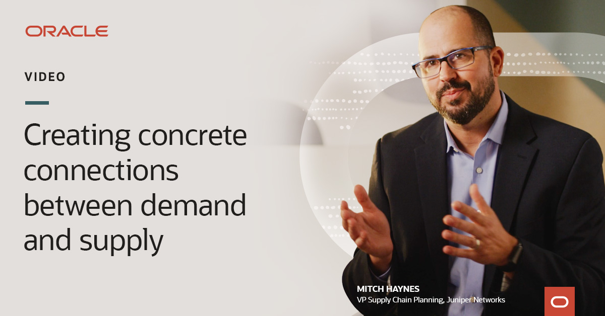 BroeckDan's tweet photo. If you want to understand how @JuniperNetworks #connectedplanning #strategy increased their lead time attainment by 55% while reducing their inventory costs by 15% then watch this video.
https://t.co/qTXOFVNfpU https://t.co/MQwRjBETDC