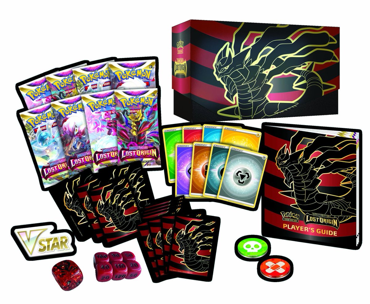 gamestop's tweet photo. Pokémon Lost Origin - Available Now! Buy in-store to receive an unique promo card! - https://t.co/sgw1ag9VTQ https://t.co/g4lr3JGZCl