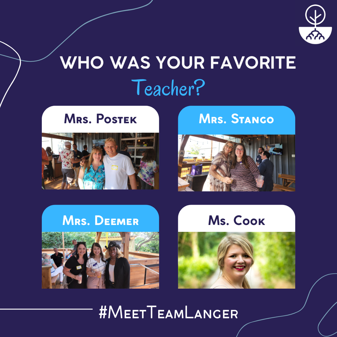 AgencyLanger's tweet image. Now that everyone is back in school it's time for Meet Team Langer      📖 ✏️Favorite Teacher Edition 🏫🍎.  Who was your favorite teacher?  Drop it ⬇️
#MeetTeamLanger #localinsuranceagents #LetLangerKnow #nashvilleinsurance #insurance #insurancetalk #AboutYou