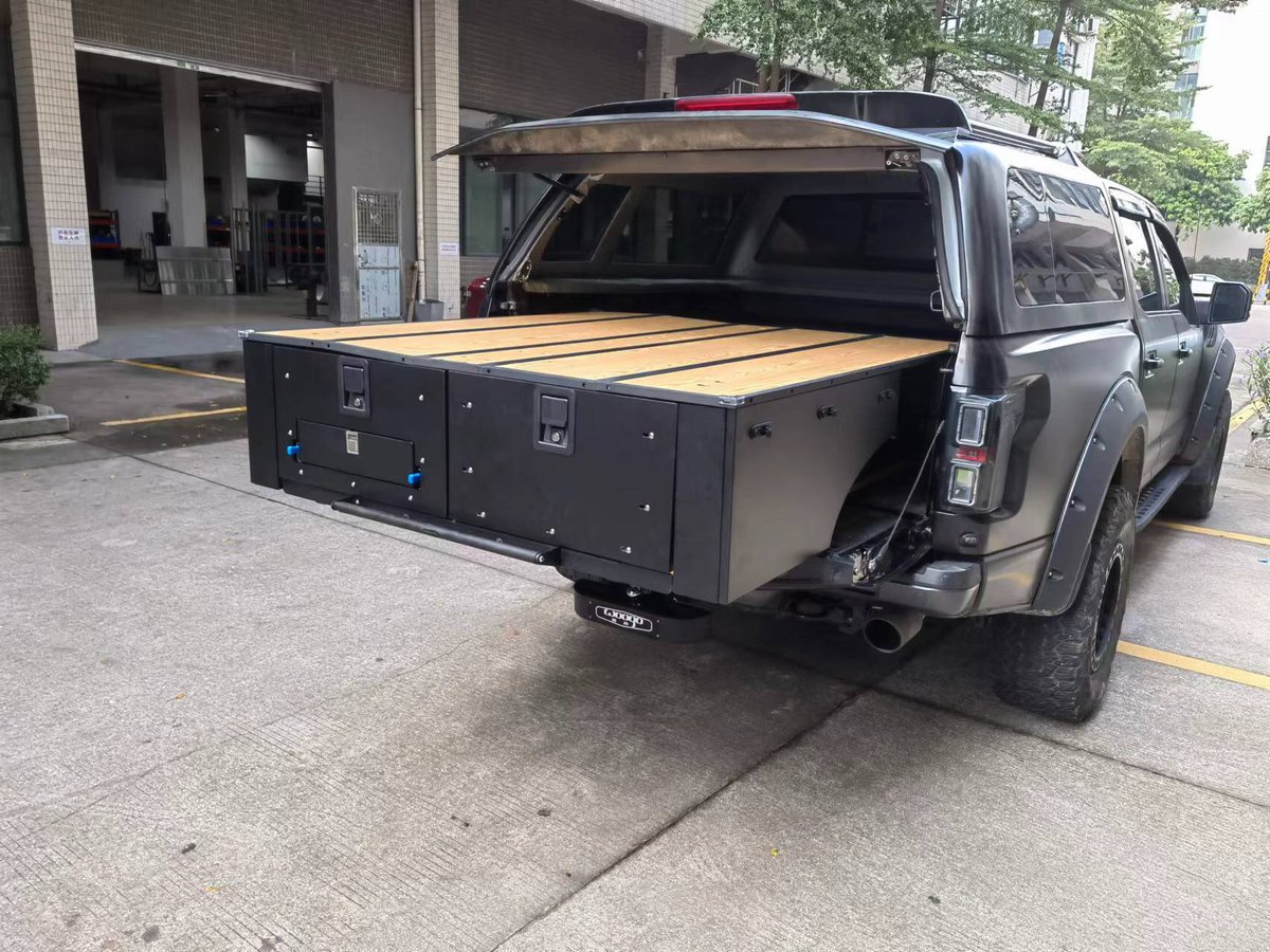 FBaizhao's tweet photo. Drawer-type pickup truck toolbox practical installation demonstration！

#4x4 #4x4life #4x4offroad
#4x4roadtrip #roadtrip #camping #offroad #Automotive
#exterioraccessories #toolbox https://t.co/hLWIXmlDUF