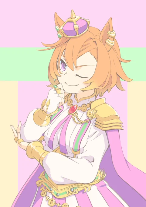 リクエスト①  テイエムオペラオー自分に自信を持っている子は描いてて大変楽しいのです#ウマ娘 