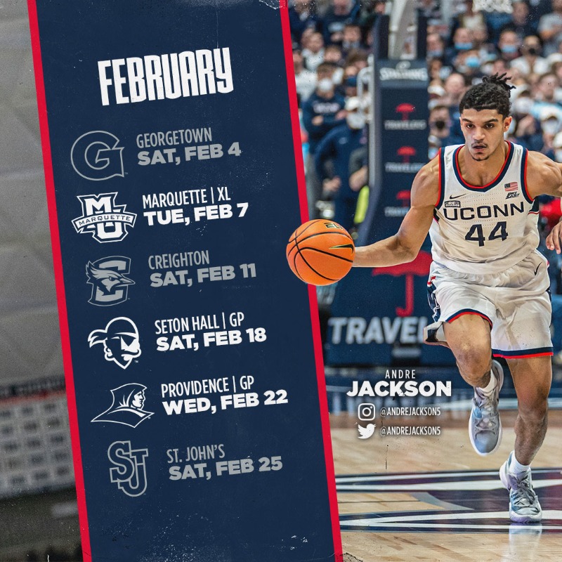 UConnMBB's tweet photo. 🗓️ Our @BIGEAST schedule is officially here 🙌
