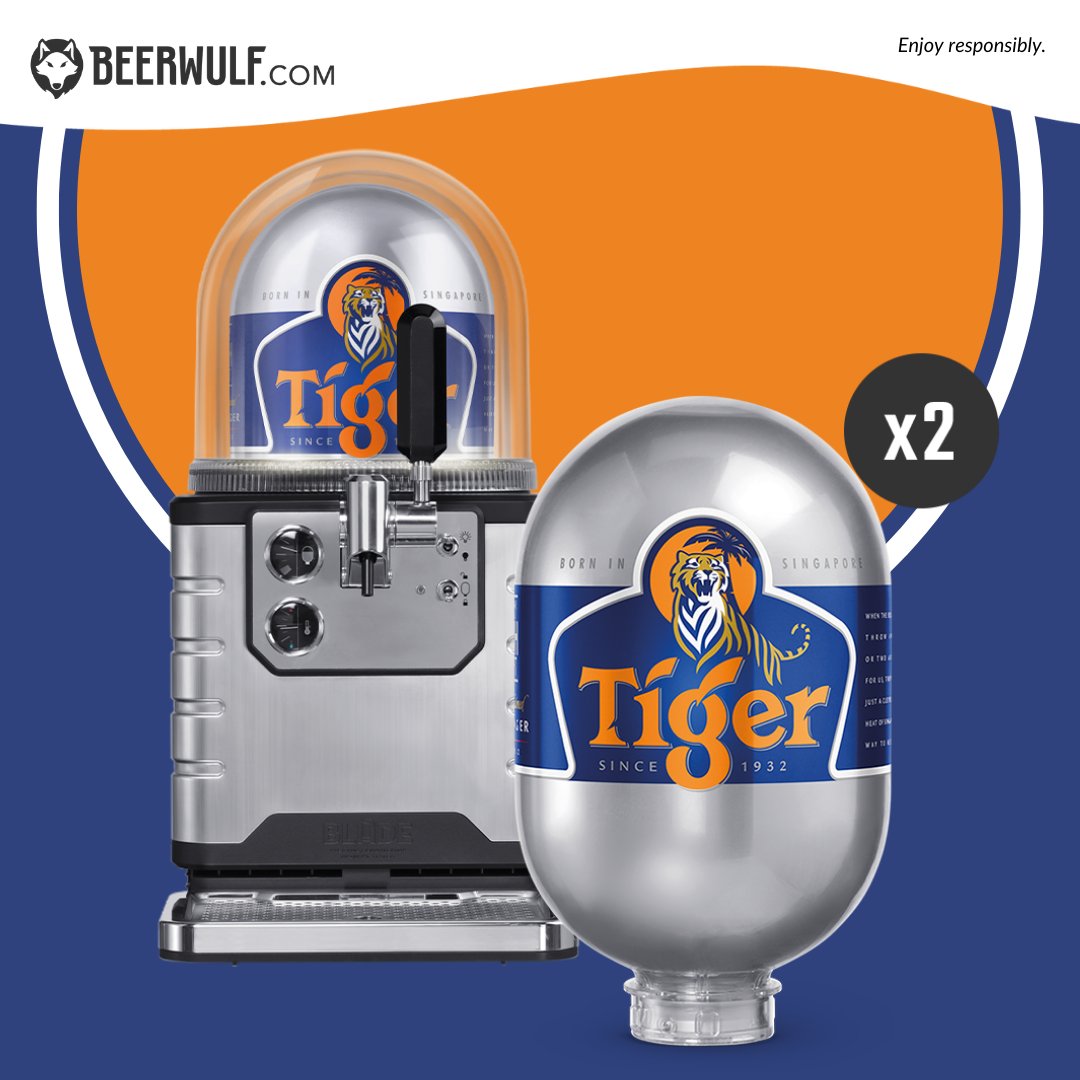 Have you been looking at upgrading your home bar? Or maybe a cheeky expansion? Grab one of our Refurbished BLADES, shipped with 2 x 8L Tiger Kegs, which will allow you to enjoy the perfect pour for less🐯🍻 bit.ly/3AEL6GS