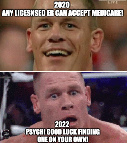 MyERMyChoice's tweet photo. Now you see your #Medicare benefits, but soon you might not. #EnsureAccess Support The Emergency Care Improvement Act NOW! https://t.co/y1Xa2JVDmc https://t.co/VUC8i20SEw