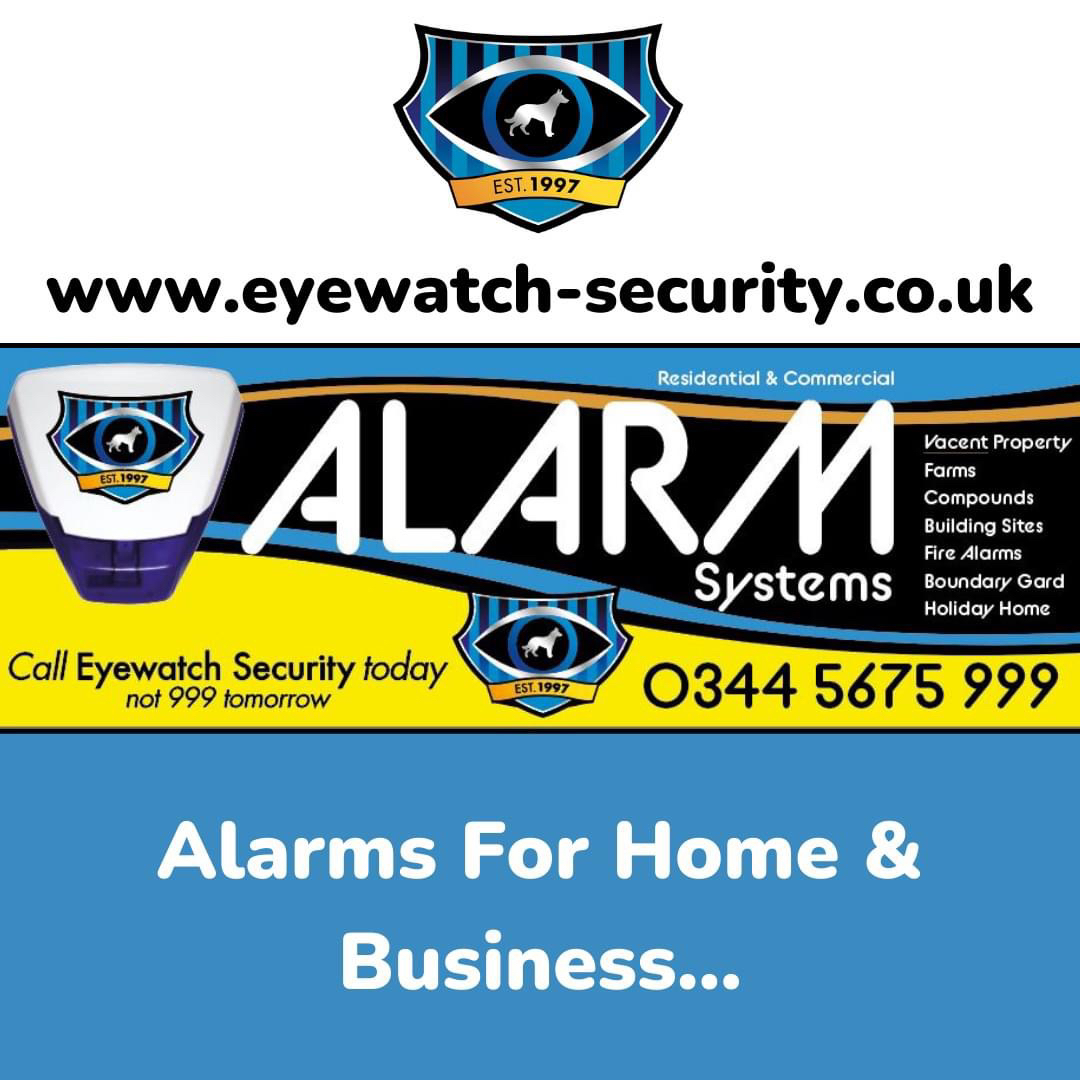 We have over 25 years experience protecting local companies and households in and around Scunthorpe! 

Visit our website:
eyewatch-security.co.uk 

Call us:
01724 874273

Eyewatch Security | Call us today not 999 tomorrow
