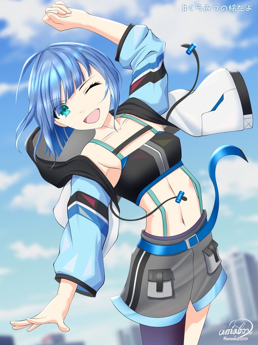 VTuberの #倉御津きい さんの誕生日記念絵を描きました〜φ(^o^)
きいちゃん、おめでと〜!ヽ(^o^)丿🎂🍣
#くらみつの絵だよ 