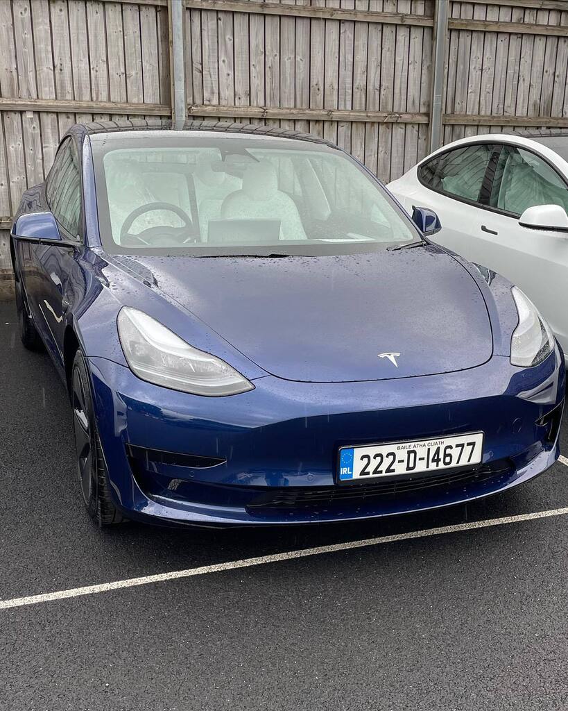 AdolfoM's tweet photo. Finally, “Blue, Blue, Electric Blue” is here!
#teslamodel3 #tesla #model3owners #teslaireland #soundandvision https://t.co/weZwbLo5Mr https://t.co/WWYfZnT3X9
