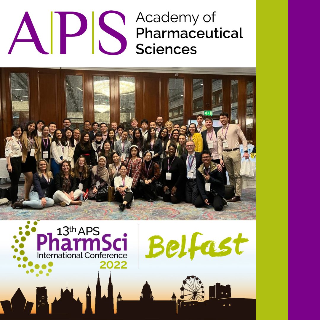 All good things come to an end, and so does the 13th @APS_PharmSci conference in #Belfast #APS2022 See you all next year! Until then, take care! Thank you all for your beautiful presence, our sponsors and all our volunteers from @pharmacyatQUB