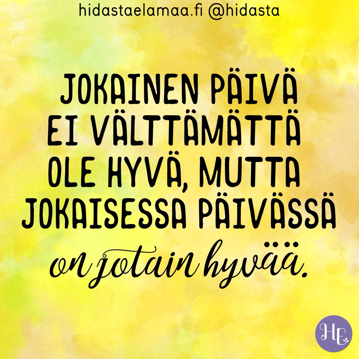 Mitä hyvää sinä olet löytänyt tästä päivästä?

#hidastaelämää #elämä #tunteet #ihmisyys
