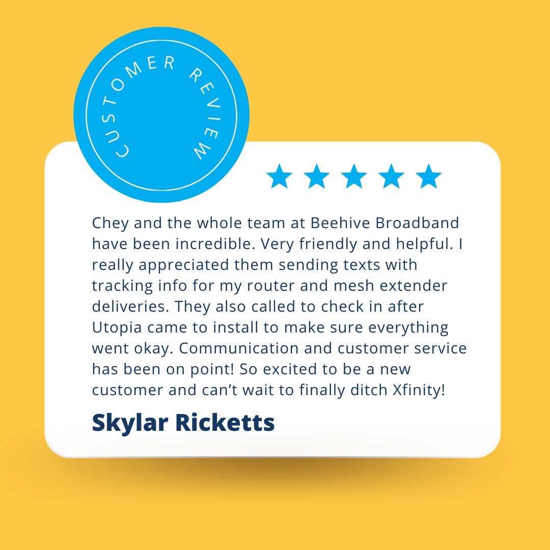 We love our customers 🫶🏽

Join the Beehive community and enjoy incredible service with great communication!