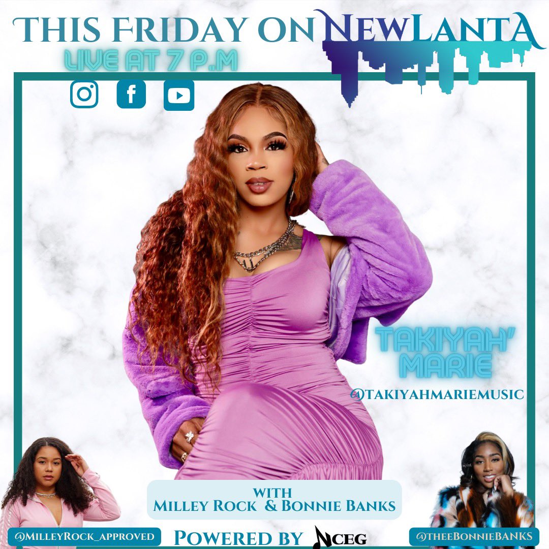 newlanta_'s tweet photo. Are you giving Black girl luxury or Soft Girl Aesthetic? Tune in tonight to NewLanta with Special Guest Takeyah’ Marie! Live at 7 pm EST✨ https://t.co/6bfRYpimoh