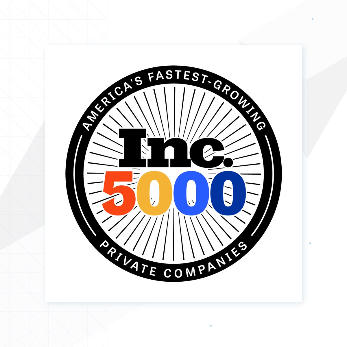 MindTrustHQ's tweet photo. Once again, MindTrust has been named one of America's fastest-growing companies on the Inc. 5000! We're proud to be listed but more honored that our success means we’ve helped hundreds of amazing clients accelerate their own growth via the leading Teams as a Service platform. https://t.co/IKFmx3cxyM