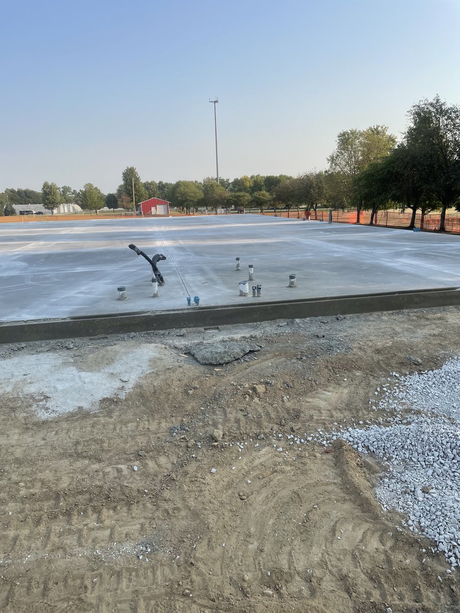Cyclone_Bsball's tweet photo. Progress continues on the baseball/softball complex. The 100x100 cement pad is being poured. Things are moving quick with this great project. https://t.co/mhUNUodLjc