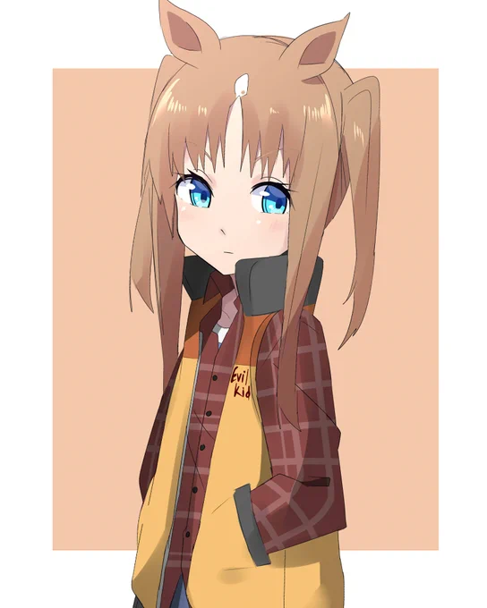 グラスワンダー(幼体) 調整版#ウマ娘 #ウマ娘プリティーダービー #イラスト 
