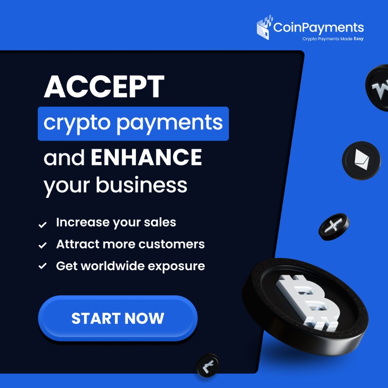 COINPAYMENTSNET's tweet photo. Thinking about accepting crypto payments in your business? Now you can do it easily and seamlessly with CoinPayments. 

Book your discovery call now and start enjoying all the benefits of accepting cryptocurrencies. 

More info here 👇