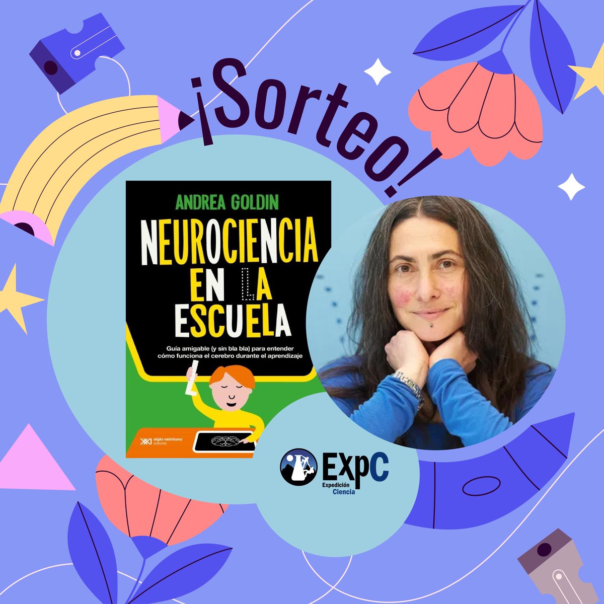 Para celebrar el día de los y las docentes en nuestro Instagram estamos sorteando el nuevo libro de Andrea Goldin, "Neurociencia en la escuela" 🧠
Para participar:  instagram.com/p/CiNeTpNOrJp/…
