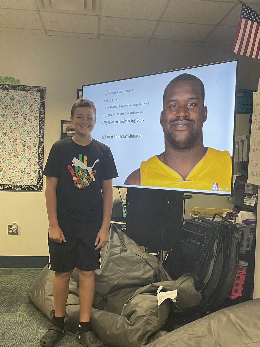MissMarsh124's tweet photo. @SHAQ You’re my students favorite basketball player of all time! We just want to welcome you to Carrollton! Please come visit us @PolkMSPanthers! #cfbisd #middleschool https://t.co/lUXXALz2bd