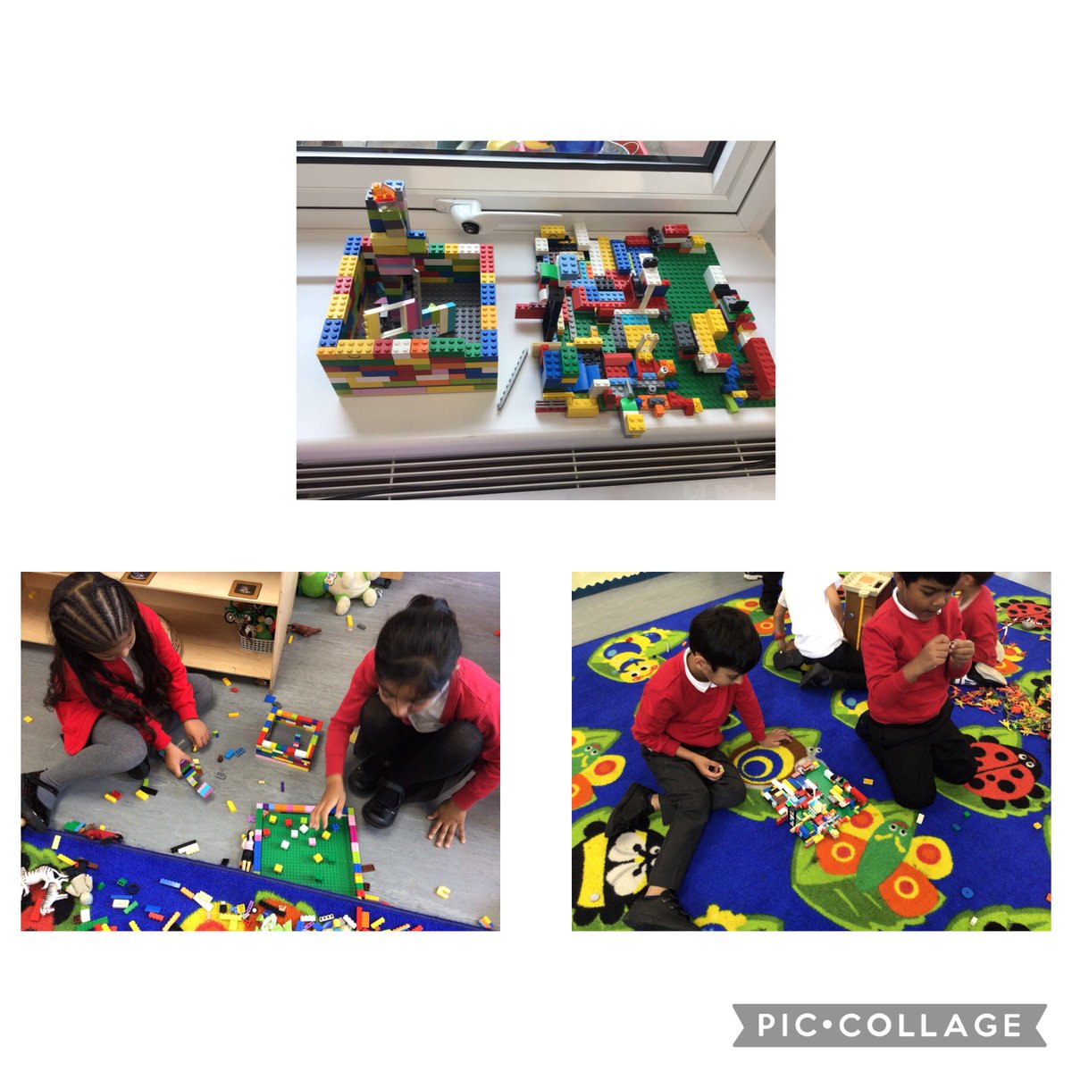 After our assembly this morning, some of class 7 decided to rebuild the Queen’s castles and palaces. When I asked them what they were building, they said a castle to remember the Queen by 👑#compassion  @kestrelmead