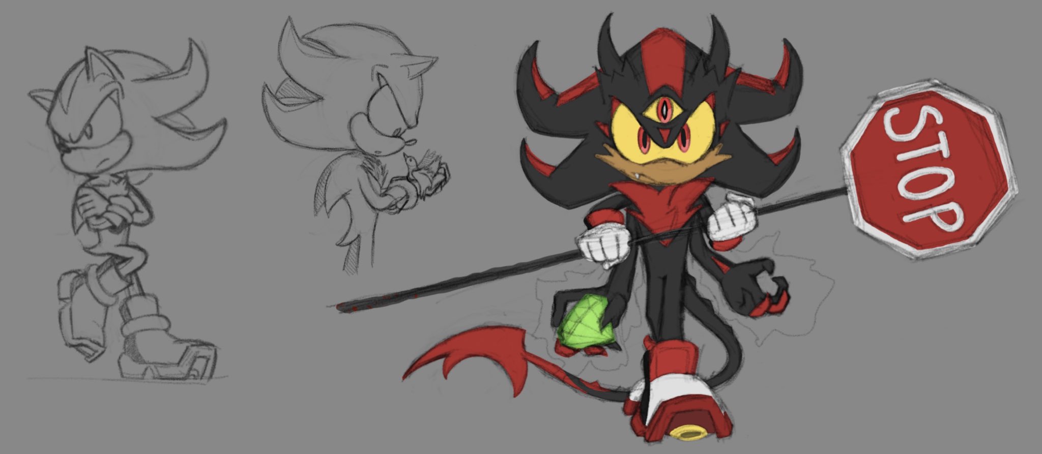 Shadow The Hedgehog (Beta Design)