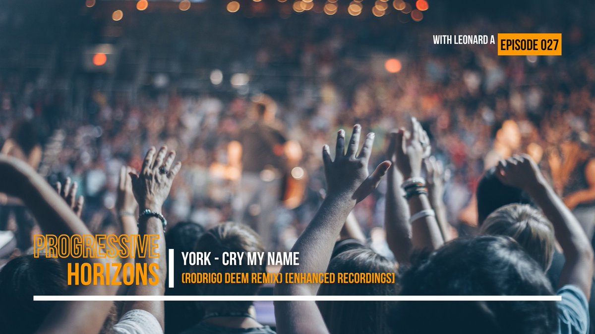 The NEW RELEASE this week is 
5. <a href="/Yorkmusic1/">YORK</a> 'Cry My Name' remix by the master of progressive <a href="/rodrigodeem/">Rodrigo Deem</a> [<a href="/Enhanced_Music/">Enhanced Music</a>]  

youtu.be/O5pVWO261o4

#TranceFamily #Trance #music #edm