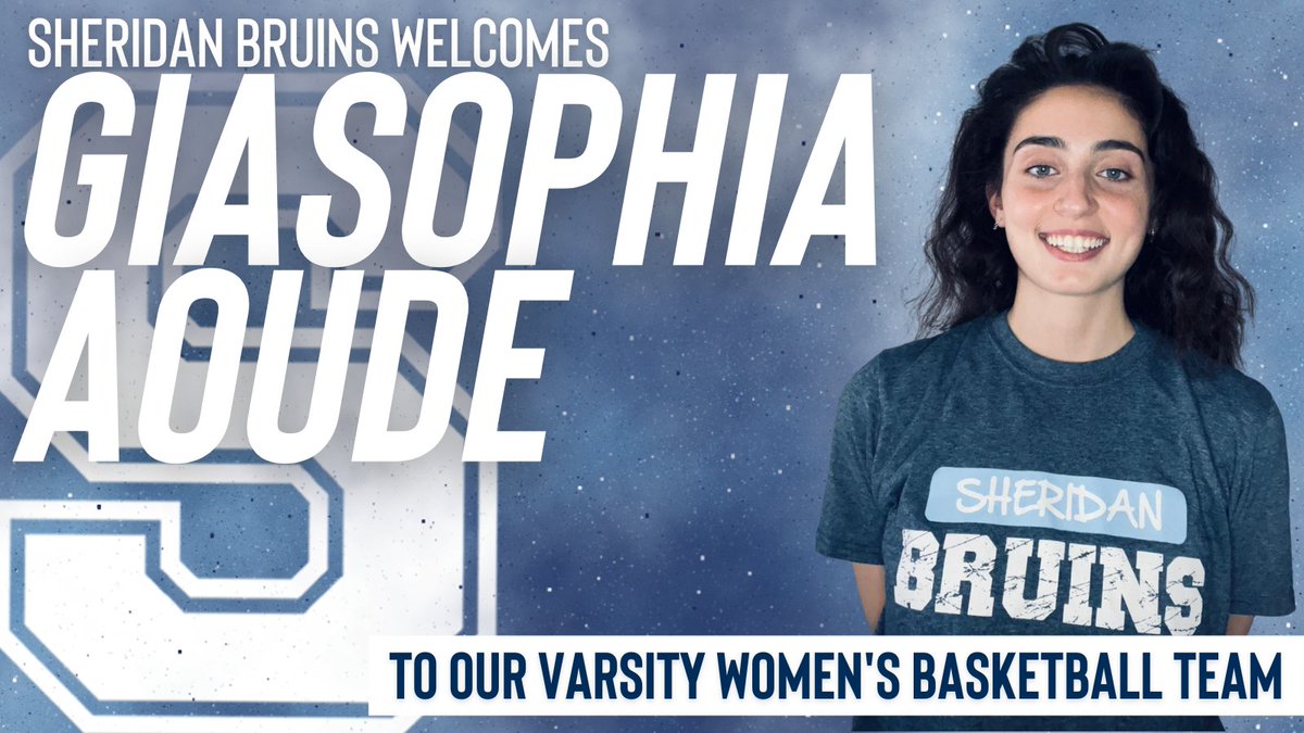 sheridanbruins's tweet photo. Women's Basketball New Recruit! 🚨 🏀 🐻 ⬇️
The Sheridan Bruins are pleased to welcome GiaSophia Aoude to the Bruins Basketball team! 

✨ Welcome to the Bruin Family GiaSophia! 💙
🗞️ https://t.co/I9Yw3ffkmg 

#SheridanBruins #BruinsNewRecruit #BruinsBasketball https://t.co/yrBwrvuk1s