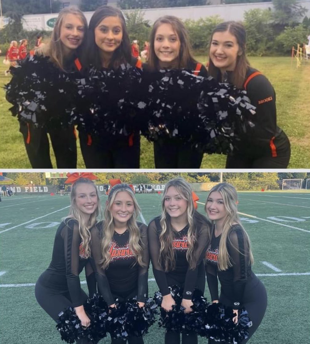 IHS_Cheer's tweet photo. From Freshman to Seniors!!! 👏🏻👏🏻🎀
Captains Stephanie Dunford, Elia Capobianco, Caragh Coughlin &amp; Brooke Jimenez.
Way to go girls! 🐾 https://t.co/0hHjHa7M6I